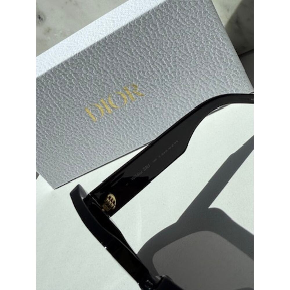 NEW Dior Wildior S3U Oversized Sunglasses in Black - Picture 7 of 9